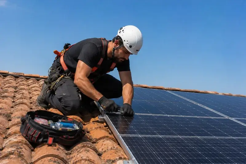 Maintenance et monitoring de panneaux solaires à Saint-Genis-l'Argentière