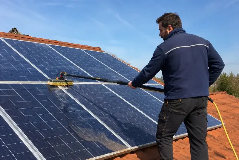 Nettoyage et entretien de panneaux solaires à Saint-Genis-l'Argentière